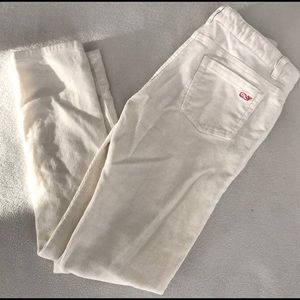 VINEYARD VINES White Ribbed Jeans